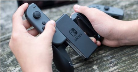 Nintendo Switch in Grau 
