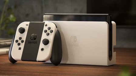 Nintendo Switch Console OLED unpacked